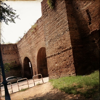 Ancient gates to the city.