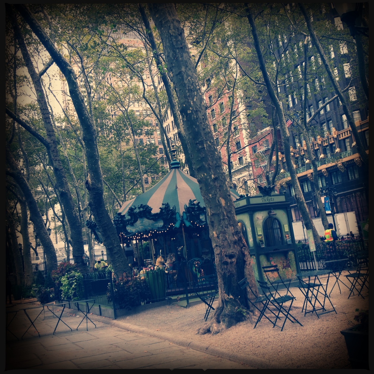 One of my favourite places in NYC, Bryant Park in midtown, tucked behind the New York Public Library.