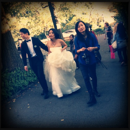 Wedding in Central Park.